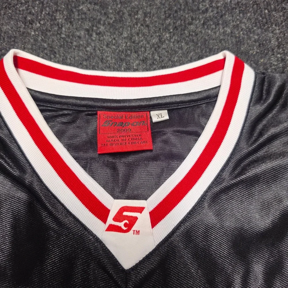 Snap-on Tools 2009 Special Edition Football Jersey Mens XL Grey Red Mesh XL